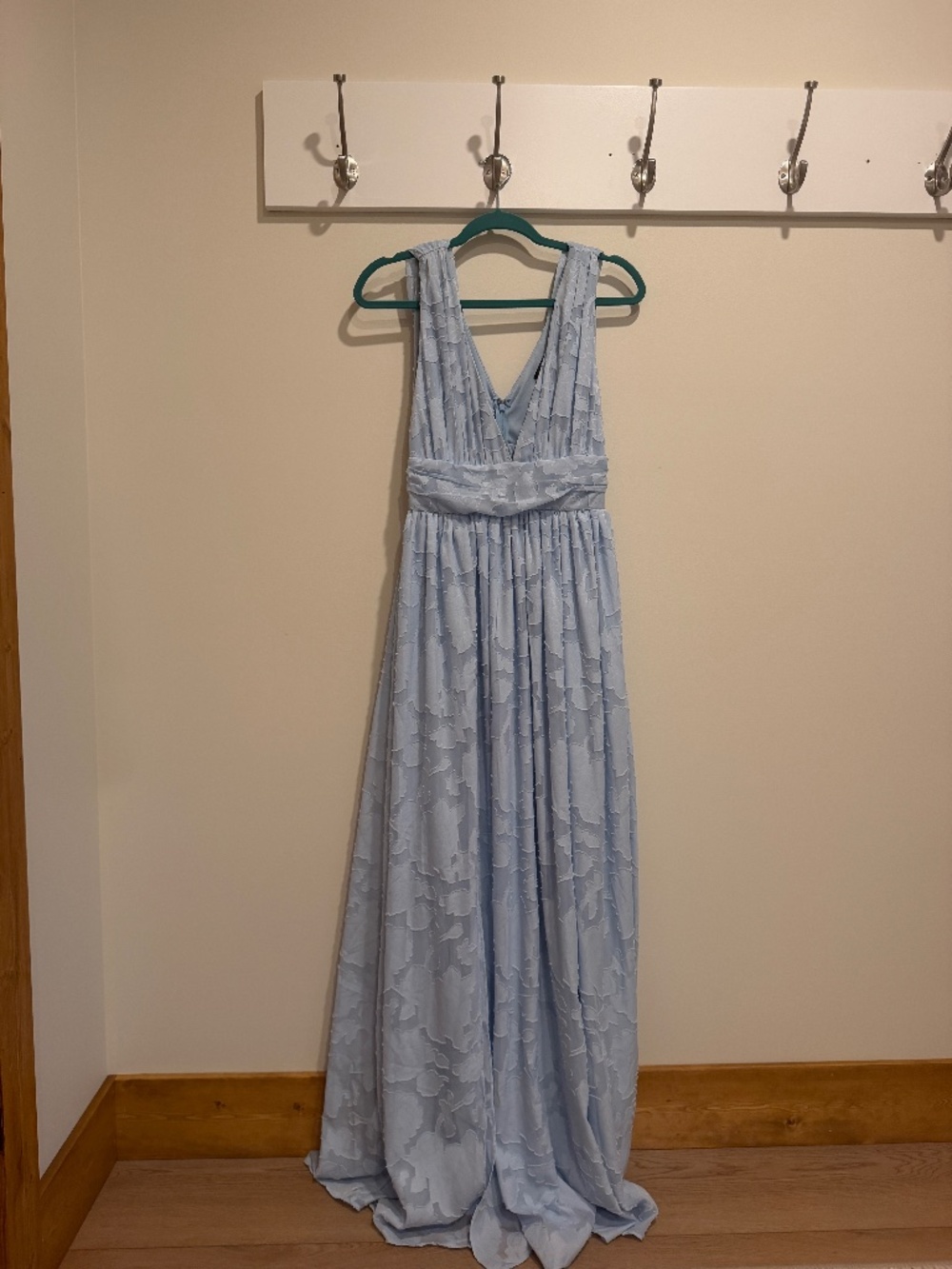 Lulus Bridesmaid Dress Blue Floral Size Small